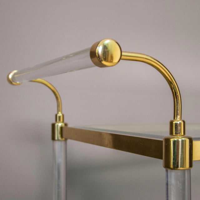 1970s Vintage Italian Bar Cart Trolley For Sale - Image 5 of 7