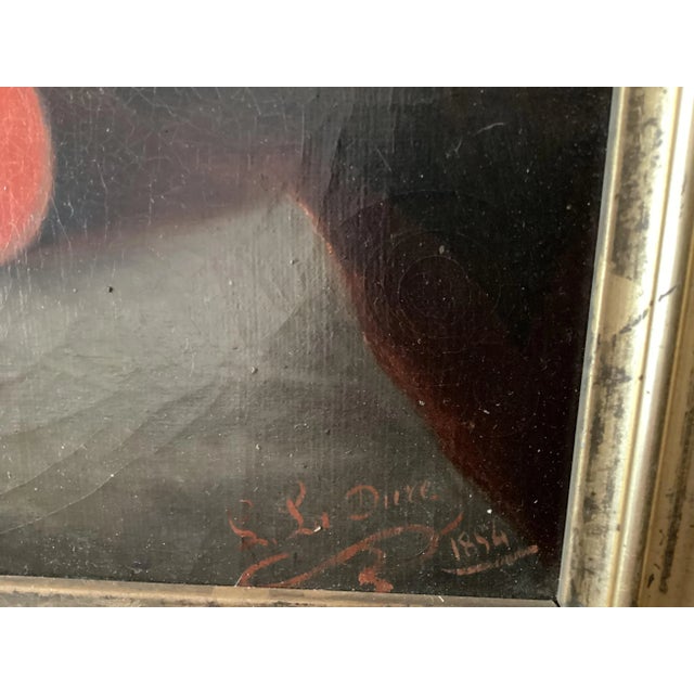 Late 19th Century French Original Still Life Oil Painting Signed S. La Dure, Framed For Sale - Image 5 of 11
