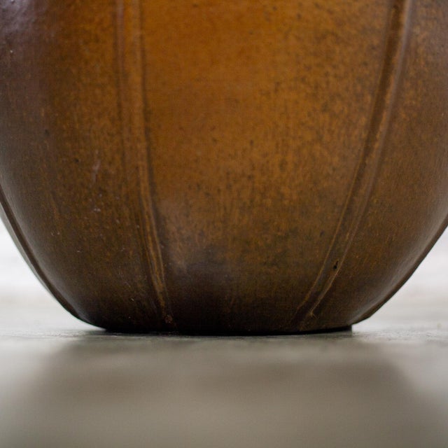 Late 20th Century Late 20th Century Architectural Large Ceramic Pot or Planter Asian Me-Kong Style Glazed Made in Vietnam For Sale - Image 5 of 18