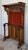 19th Large Carved Spanish Solid Walnut Hall Stand with Red Velvet Back For Sale - Image 10 of 18