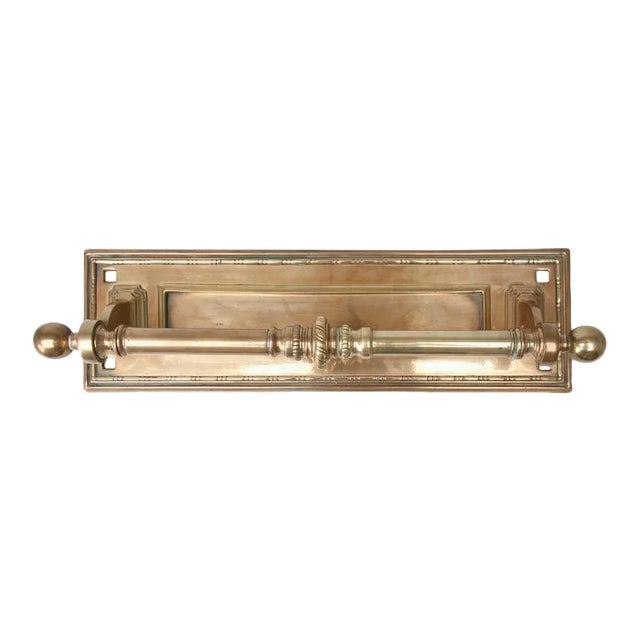English Bronze Door Pull For Sale