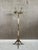 Vintage Italian Onyx Marble and Brass Hall Coat Rack with Rotating Crown and Sculptural Base, 1960s For Sale - Image 6 of 13