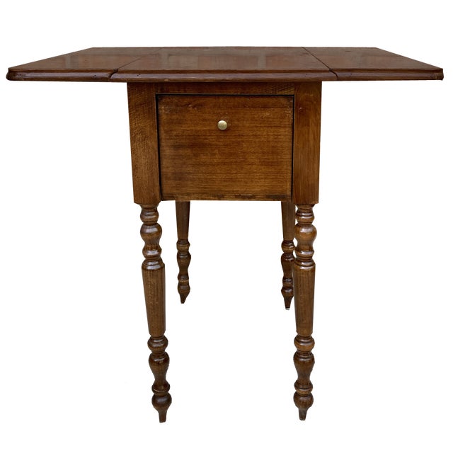 English Regency Walnut Table with Wings, 1890s For Sale