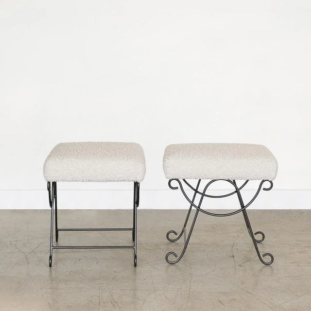 Iron Loop Stool, Poodle For Sale - Image 4 of 7