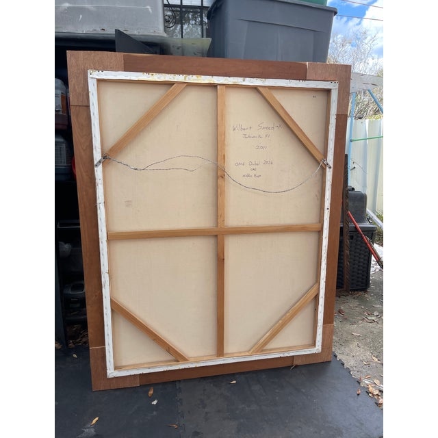 Omg Dubai Uae Middle East 2026 #1 by Wilbert Sneed , Contemporary Expressionist, Mahogany Frame For Sale - Image 4 of 5