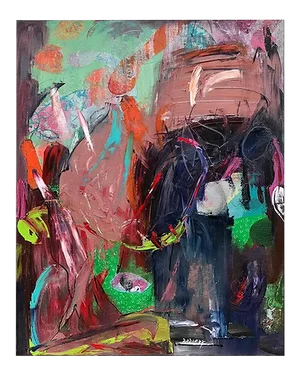 Chen Xiao Ying, Sunrise Painting, 2020, Oil & Acrylic on Canvas