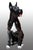 Wood Unknown, Sculpture Depicting a Sitting Great Dane, 1800s, Porcelain and Cane For Sale - Image 7 of 7