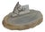 Vintage English Silver and Agate Horse Racing Themed Ashtray, 1956 For Sale