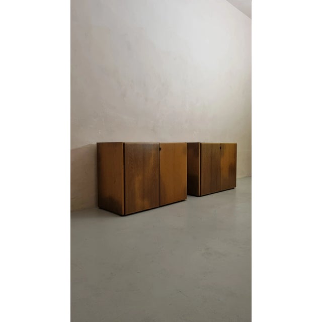 Tan Mou Series Sideboards by Afra and Tobia Scarpa for Molteni, 1974, Set of 2 For Sale - Image 8 of 10