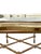 Vintage Hollywood Regency Faux Bamboo & Brass Scalloped Glass Tray Coffee Table, 42” Round For Sale - Image 13 of 17
