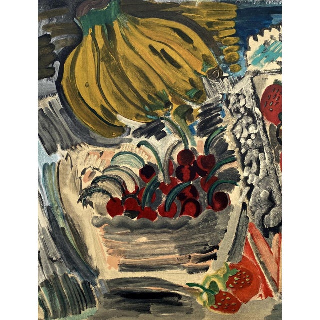 Modern Raoul Dufy, Still Life with Fruits, Lithograph For Sale - Image 3 of 6