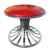 Mid-Century Modern 1960s Herbert Saiger for Lee L. Woodard Sons "Hourglass" Stools in Slatted Aluminum — Texas Tech University For Sale - Image 3 of 10