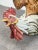 Vintage Hand-Painted Italian Majolica Ceramic Fighting Rooster Sculpture, a Pair 1980's For Sale - Image 15 of 15