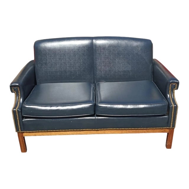 Own a Piece of History: The Rare Alma Desk Company Vintage Loveseat For Sale