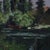 Oil on Canvas Riverscape Painting with Boat and Home, 20th Century For Sale - Image 4 of 12