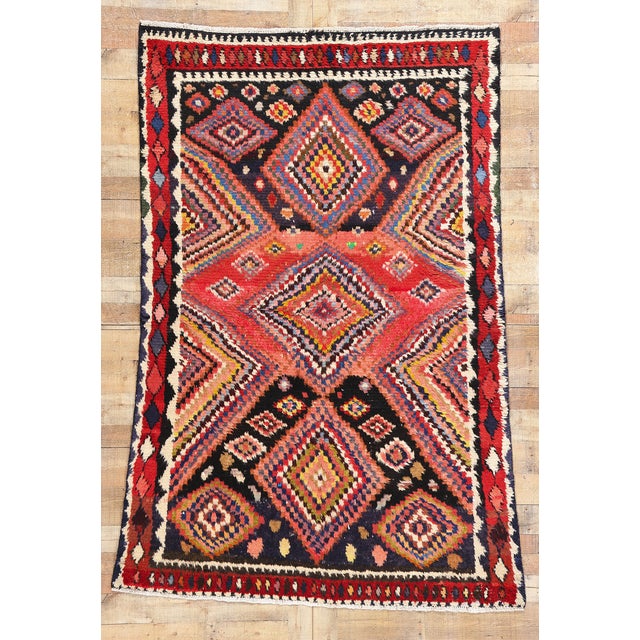 Vintage Persian Lori Rug - 05'07 X 08'00 For Sale - Image 9 of 9