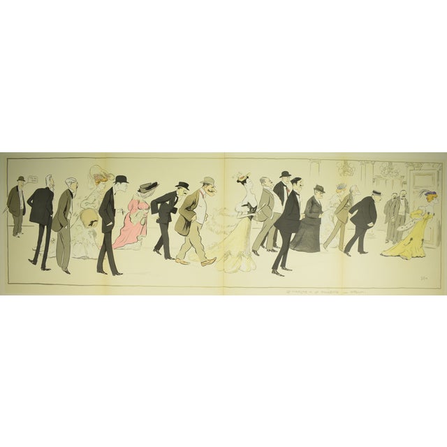 Each plate 20 1/4" x 13 1/2" 1 4-fold plate 2 2-fold plates Georges Goursat (1863–1934), known as Sem, was a French...