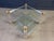 Vintage Acrylic and Brass Coffee Table, 1970s For Sale - Image 6 of 7