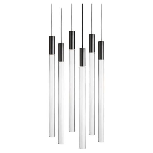 Black Plexi Lamps by Angelo Mangiarotti for Karakter, Set of 6 For Sale - Image 11 of 11