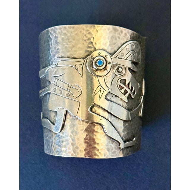Bespoken Sculptural Sterling Silver Bracelet by Graziella Laffi For Sale - Image 14 of 14