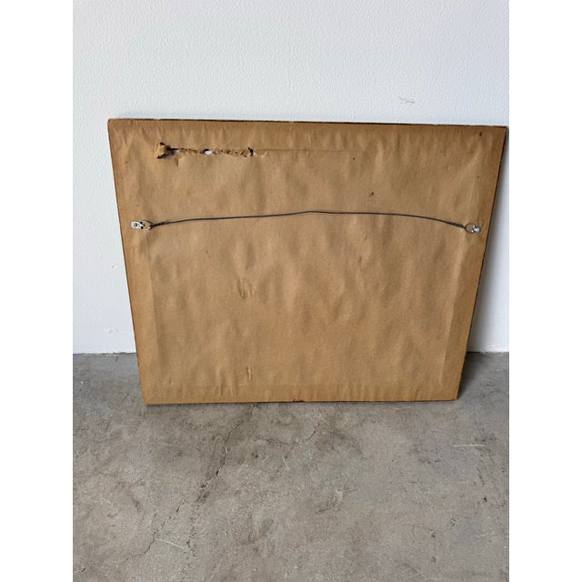 1961 Virel Impressionist Abstract Watercolor Painting – Framed Under Glass For Sale - Image 12 of 12