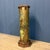 2000 - 2009 Large Antique Painted Earthenware Column with Golden Pheasants For Sale - Image 5 of 18