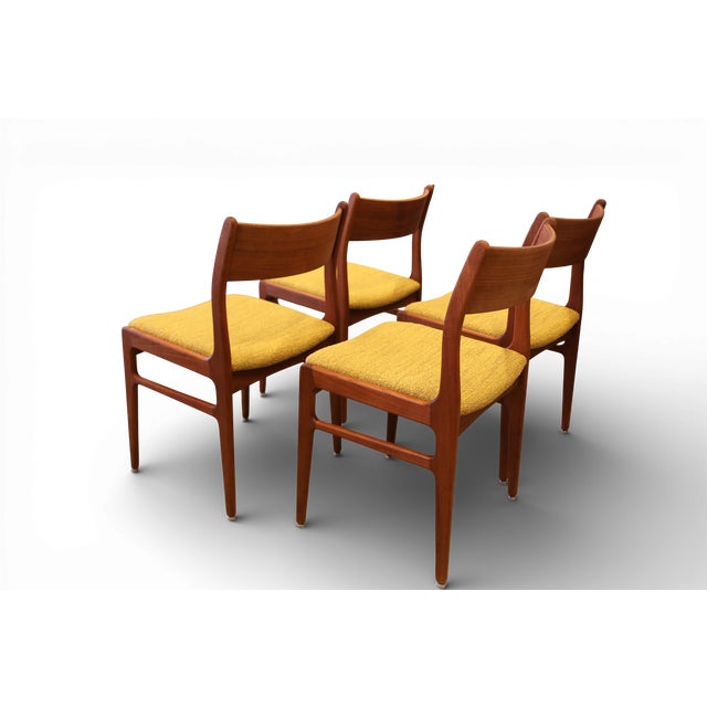 Chairs in Teak from Funder Schmidt & Madsen, 1960s, Set of 4 For Sale - Image 4 of 18