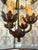 1920s Spanish Revival Wrought Iron Lantern Chandelier For Sale - Image 9 of 12