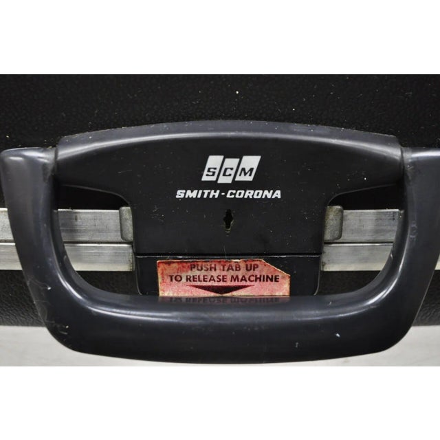 Vintage 1970s Smith Corona Sterling Manual Portable Typewriter With Hard Case For Sale - Image 10 of 11