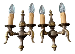 Vintage Italian Wall Lights, 1960s, Set of 2
