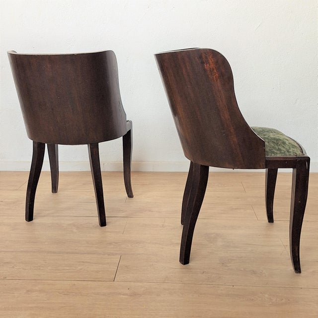 Art Deco Chairs, 1930s, Set of 2 For Sale - Image 3 of 7