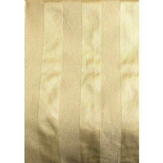Traditional Brunschwig & Fils Yellow Striped Fabric - 57ʺW × 114ʺD For Sale