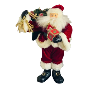 Gorgeous Vintage 1970s Santa Christmas Figurine