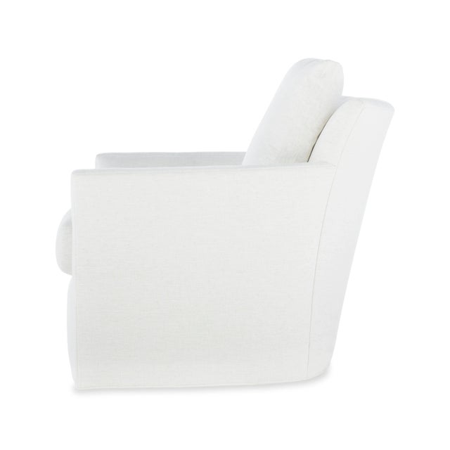 Not Yet Made - Made To Order Century Furniture Stocked Hunter Swivel Chair For Sale - Image 5 of 6