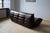 Brown Togo Living Room Set in Dark Brown Shiny Leather by Michel Ducaroy for Ligne Roset, Set of 5 For Sale - Image 8 of 17