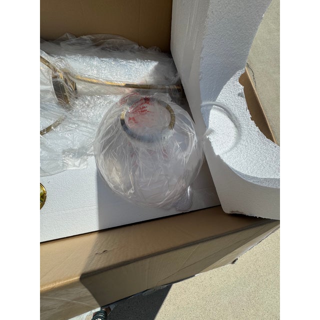 Late 19th Century Gracie Large Captured Globe Pendant For Sale - Image 5 of 9