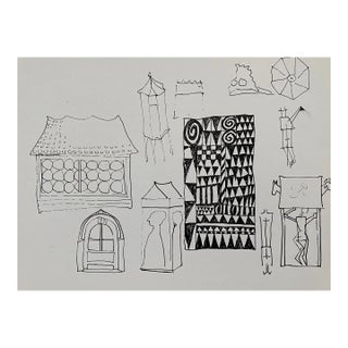 Ron Yrabedra Decorative Arts Study Drawings For Sale