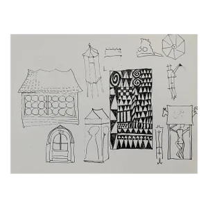 Ron Yrabedra Decorative Arts Study Drawings