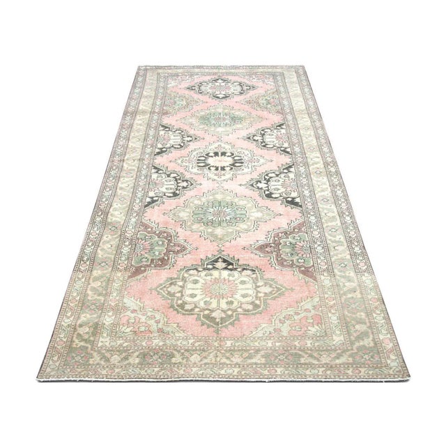 1960s 1960s Turkish Oushak Rug For Sale - Image 5 of 7