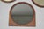 Late 20th Century Mid Century Danish Modern Style Sculpted Solid Teak Wood Mirrors - 3 Pc Set For Sale - Image 5 of 12