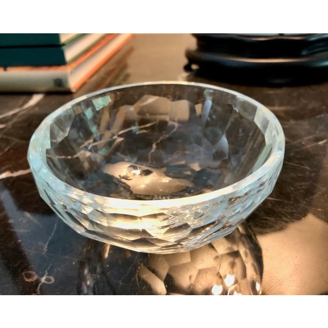 Crystal Saks Fifth Avenue Honeycomb Bowl For Sale - Image 4 of 16