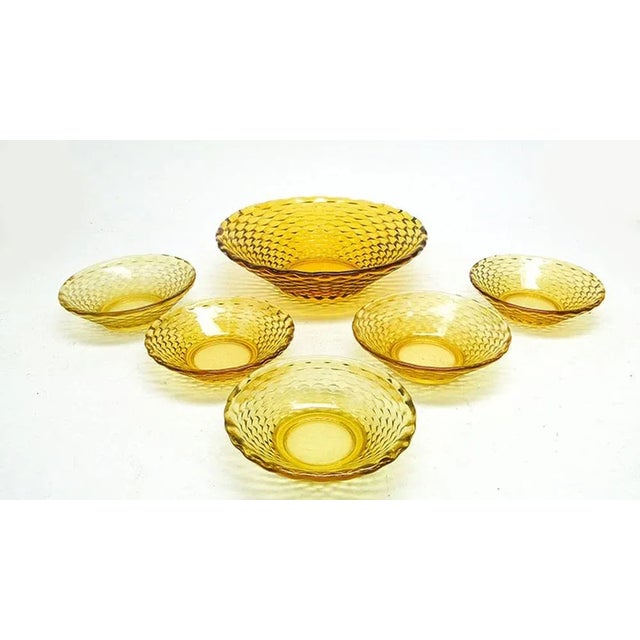 Postmodern Bowls from Prądniczanka Glassworks, Poland, 1970s, Set of 6 For Sale - Image 6 of 8