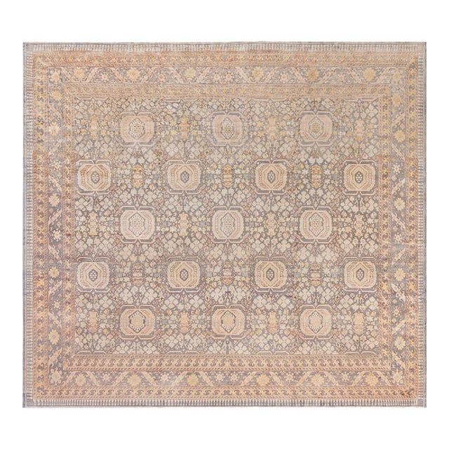 Authentic Turkish Hereke Handmade Wool Rug For Sale