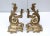 Metal 1950s French Brass Andirons - A Pair For Sale - Image 7 of 13