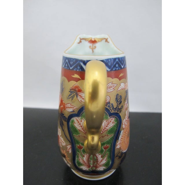 Kisen Kiln Japanese Imari Gokunishiki Porcelain Face Spout Creamer Pitcher For Sale In Portland, OR - Image 6 of 9