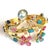 Bochic “Capri” Ruby, Sapphire, Opal, Pearl & Multi Gem Cuff Set In 18K & Silver For Sale - Image 9 of 10
