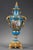 Covered Vases in Polychrome Porcelain in the Style of Sèvres, Set of 2 For Sale - Image 4 of 18
