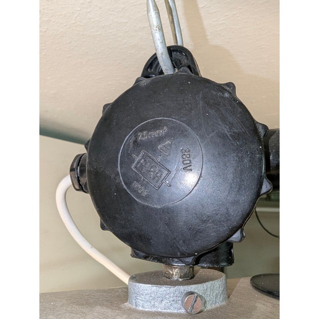 Mid-Century Modern Industrial Neon Light, 1950 For Sale - Image 9 of 12