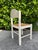 Vintage Hank Loewenstein Padova Italian Rush Seat Dining Chair in White Lacquer For Sale - Image 4 of 11