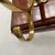 Italian Art Nouveau Wall Coat Rack in Wood and Brass, 1920s For Sale - Image 6 of 11